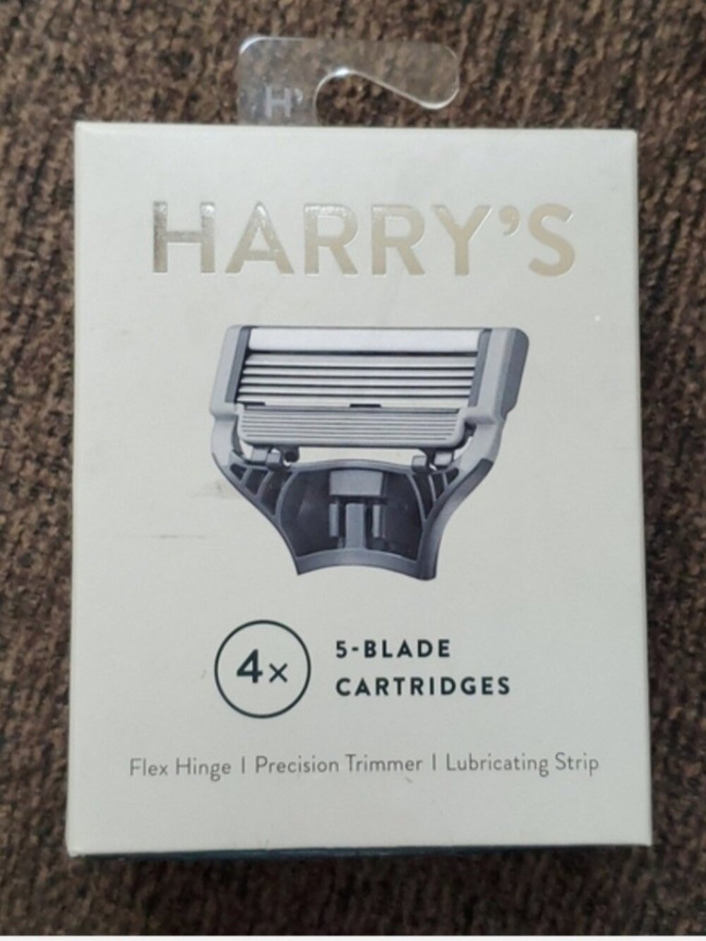 Brand New Harry's 4x 5-Blade Cartridges in box